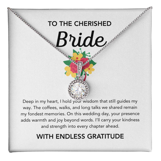 To my Bride - Eternal Hope Necklace - Bridal bouquet