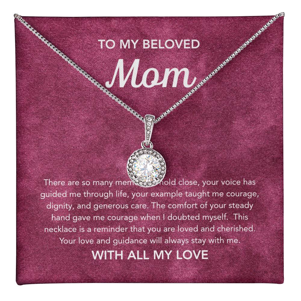 To Mom - Eternal Hope Necklace - Velvet Pattern