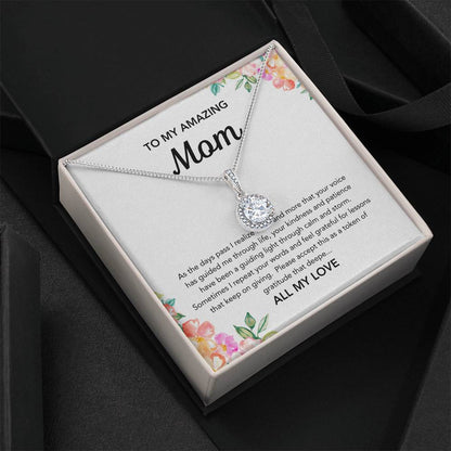 To Mom - Eternal Hope Necklace - Flowers
