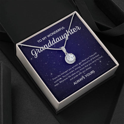 To my Granddaughter - Eternal Hope Necklace - Night Stars