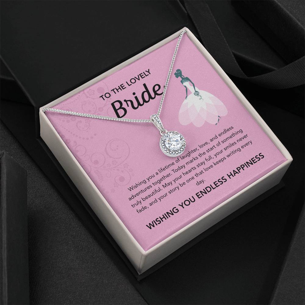 To my Bride - Eternal Hope Necklace - Pink