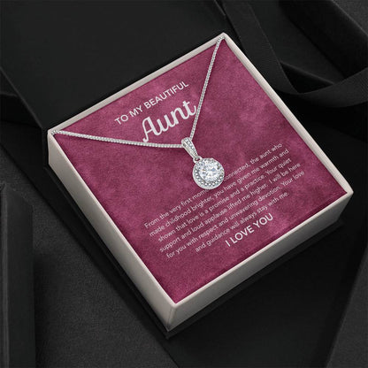 To my Aunt - Eternal Hope Necklace - Velvet Pattern