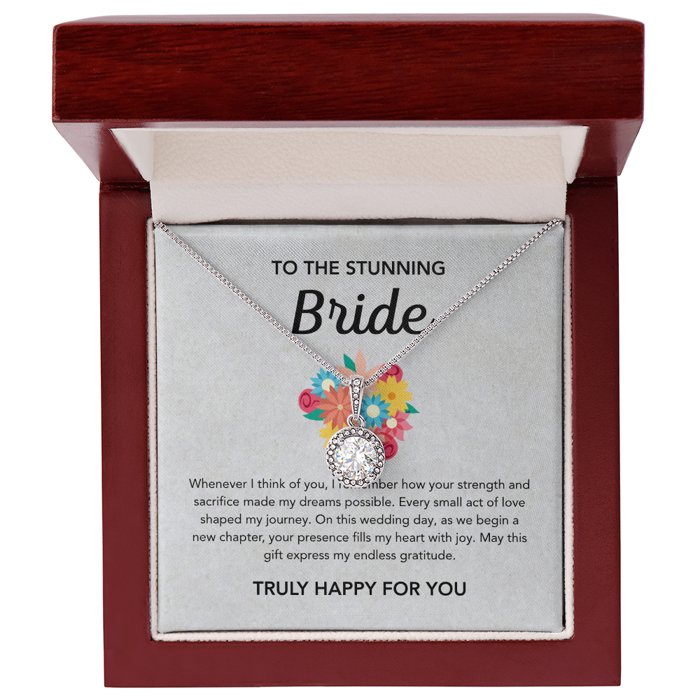 To my Bride - Eternal Hope Necklace - Bridal bouquet