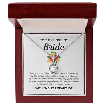 To my Bride - Eternal Hope Necklace - Bridal bouquet