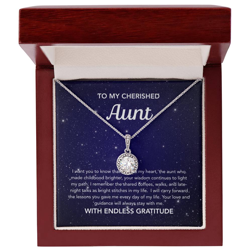To my Aunt - Eternal Hope Necklace - Night Stars