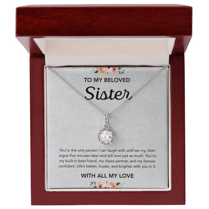 For my Sister - Eternal Hope Necklace - Flowers