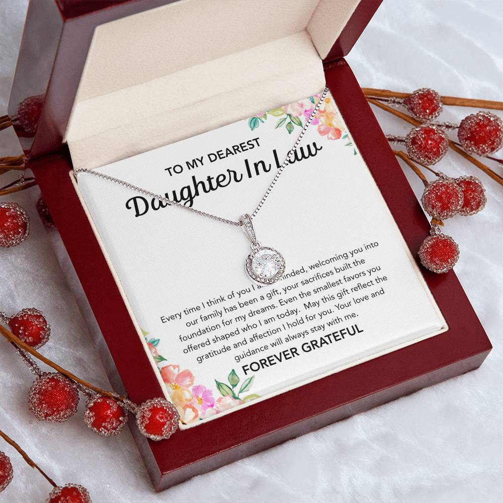 To my Daughter in Law - Eternal Hope Necklace - Flowers