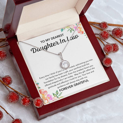 To my Daughter in Law - Eternal Hope Necklace - Flowers