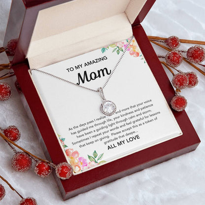 To Mom - Eternal Hope Necklace - Flowers