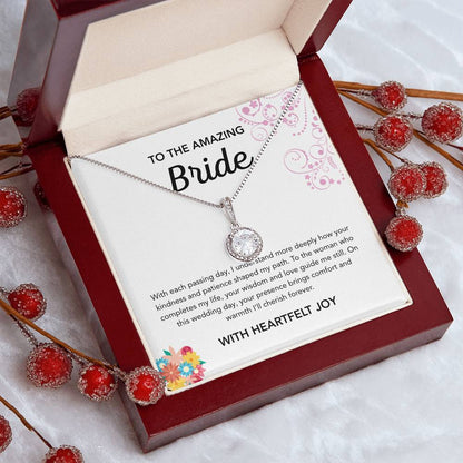 To my Bride - Eternal Hope Necklace - Bridal bouquet