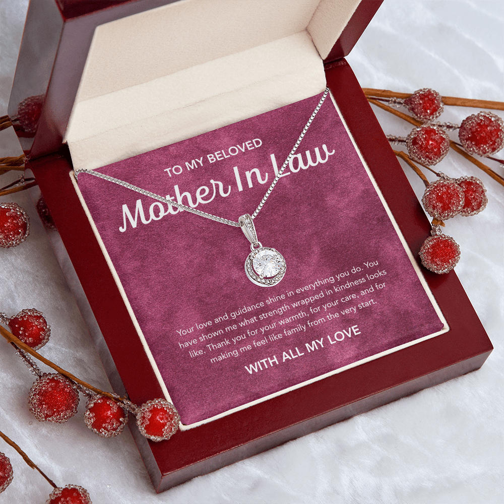 For my Mother in Law - Eternal Hope Necklace - Velvet Pattern