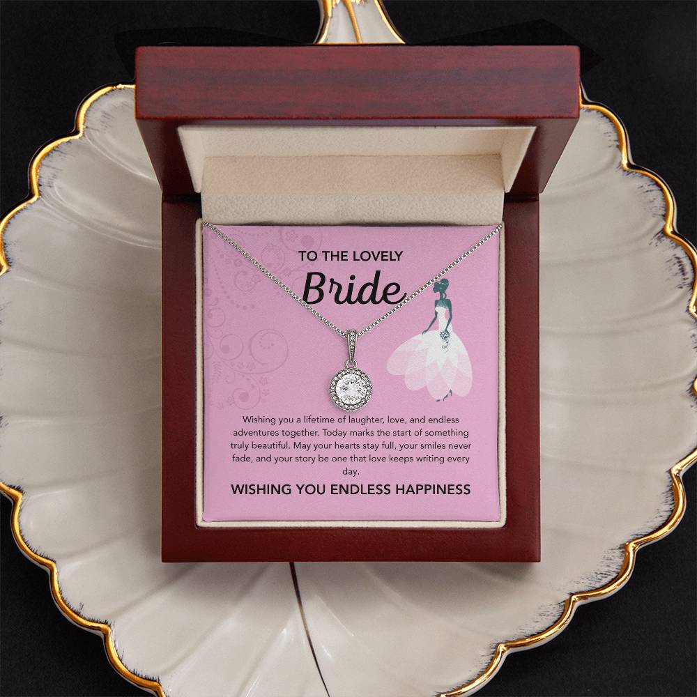 To my Bride - Eternal Hope Necklace - Pink