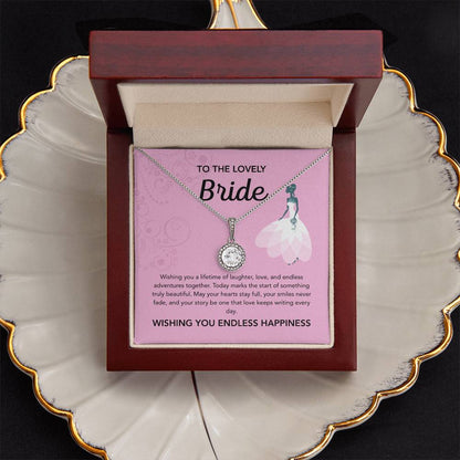 To my Bride - Eternal Hope Necklace - Pink