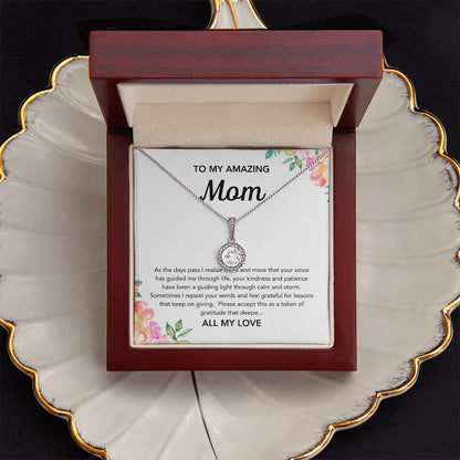 To Mom - Eternal Hope Necklace - Flowers