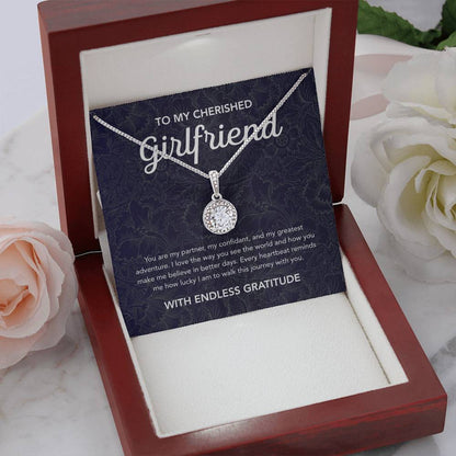 To My Girlfriend - Eternal Hope Necklace - Damask