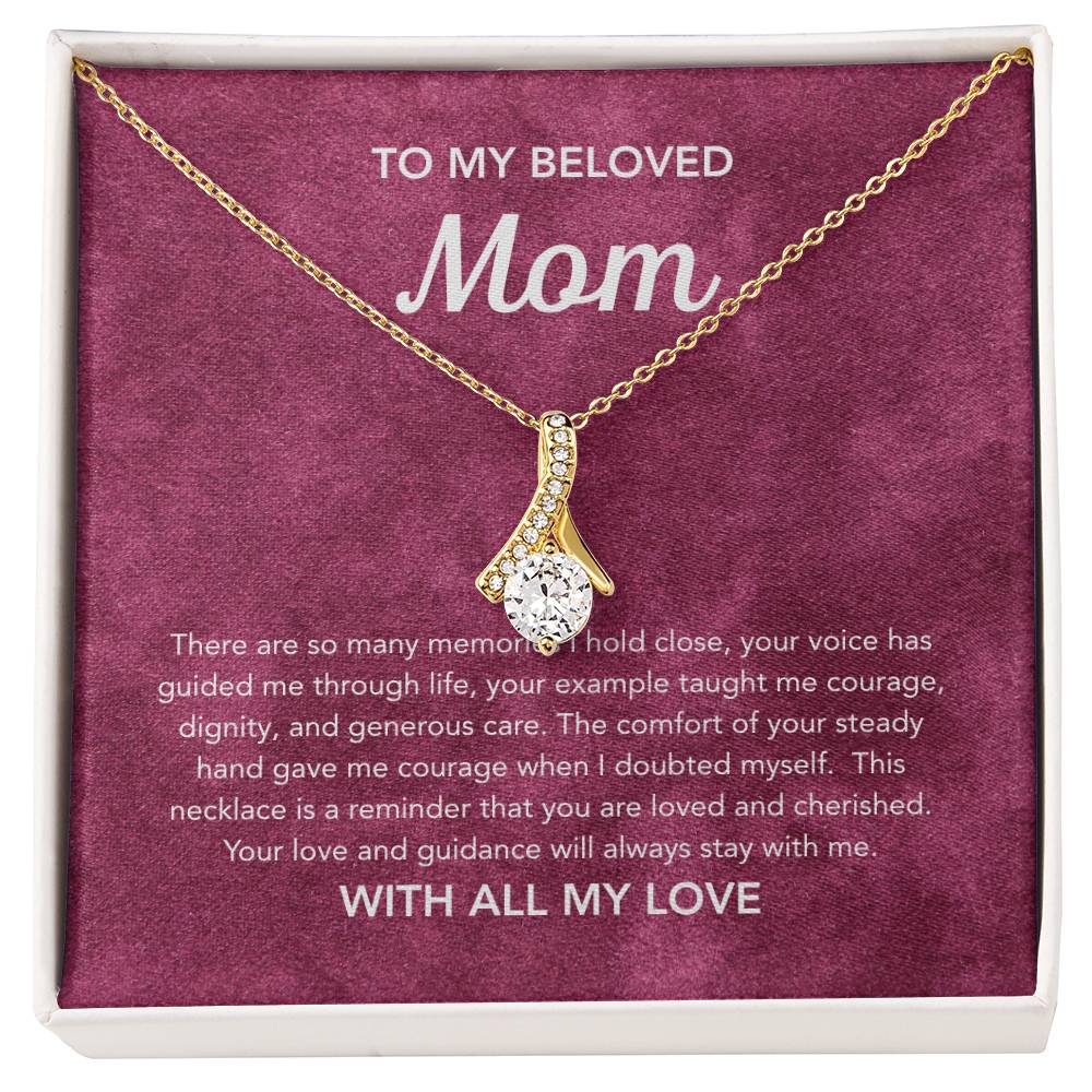 To Mom - Alluring Beauty - Velvet Pattern