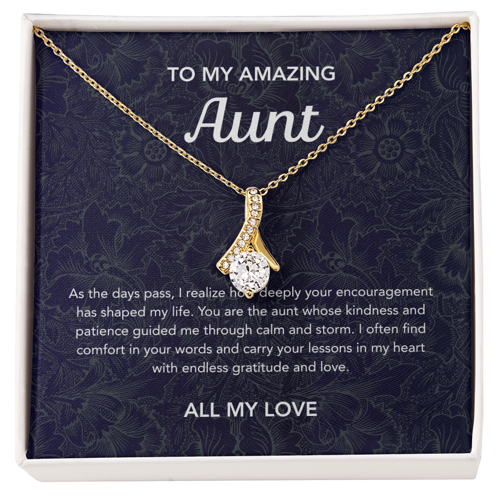 To my Aunt - Alluring Beauty - Floral Damask