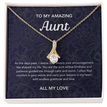 To my Aunt - Alluring Beauty - Floral Damask