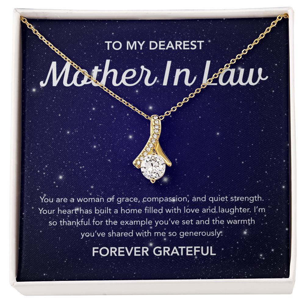 To my Mother in Law - Alluring Beauty Necklace - Night Stars