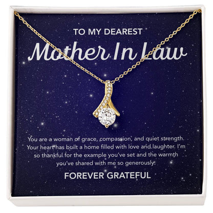 To my Mother in Law - Alluring Beauty Necklace - Night Stars