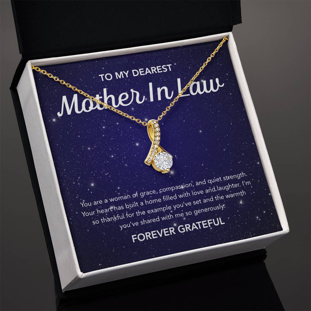 To my Mother in Law - Alluring Beauty Necklace - Night Stars