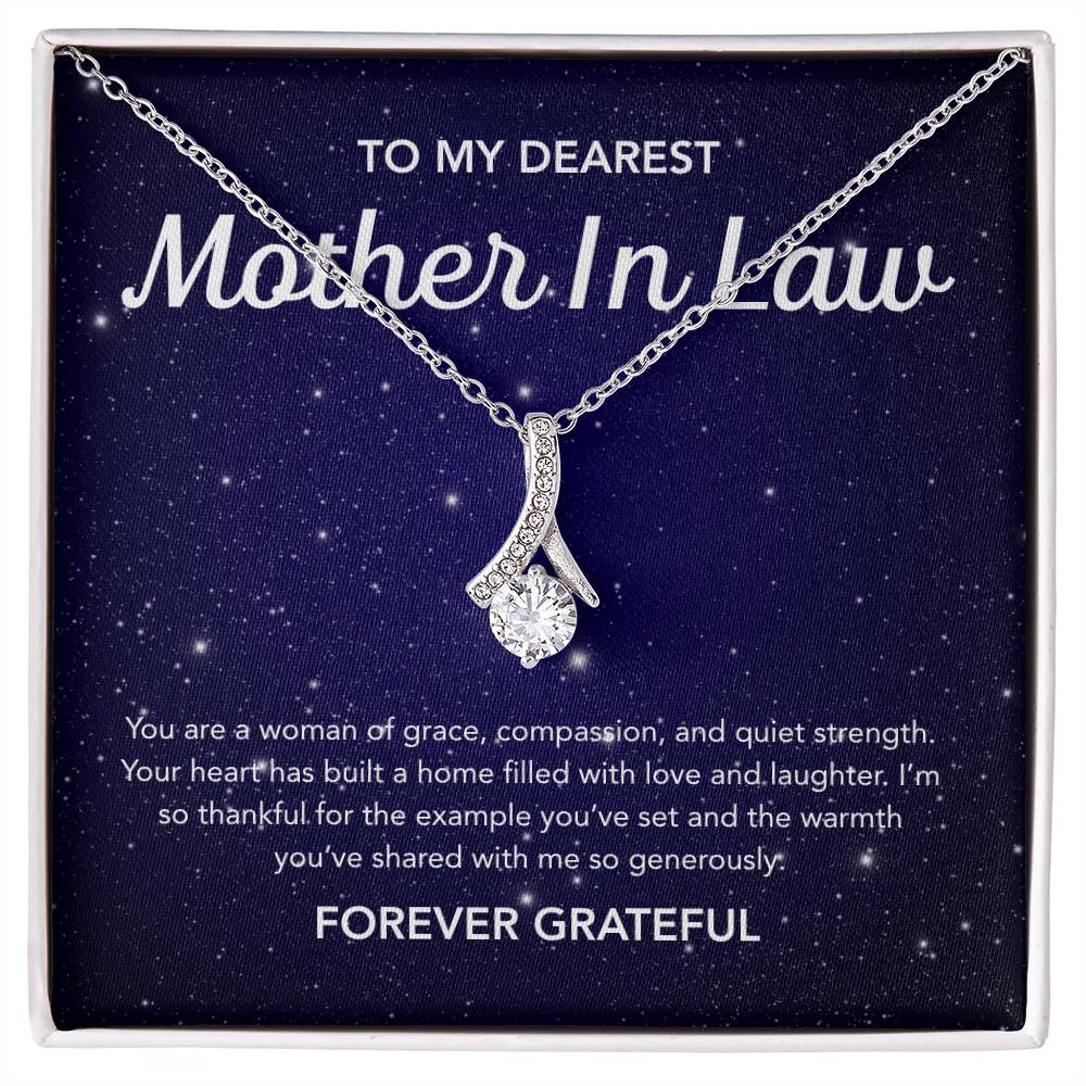 To my Mother in Law - Alluring Beauty Necklace - Night Stars