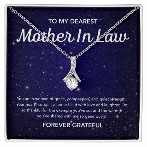 To my Mother in Law - Alluring Beauty Necklace - Night Stars