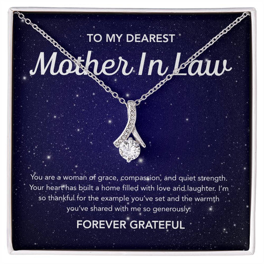 To my Mother in Law - Alluring Beauty Necklace - Night Stars