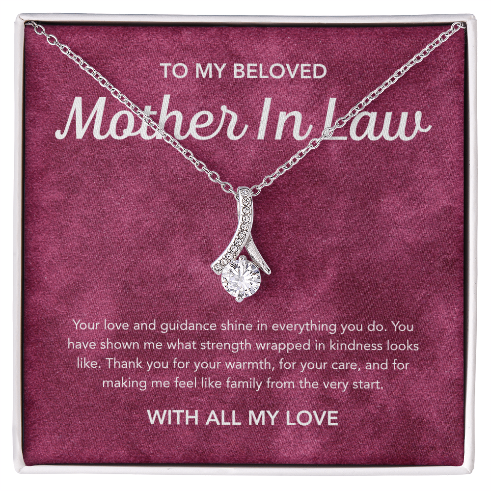 To my Mother in Law - Alluring Beauty Necklace - Velvet Pattern