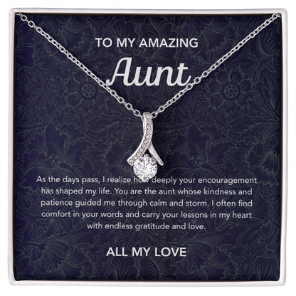 To my Aunt - Alluring Beauty - Floral Damask