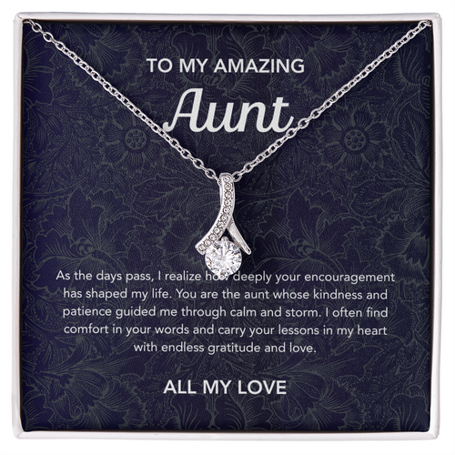 To my Aunt - Alluring Beauty - Floral Damask