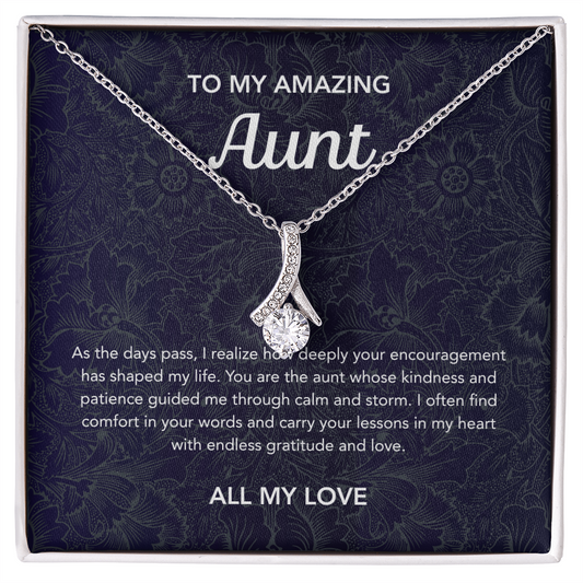 To my Aunt - Alluring Beauty - Floral Damask