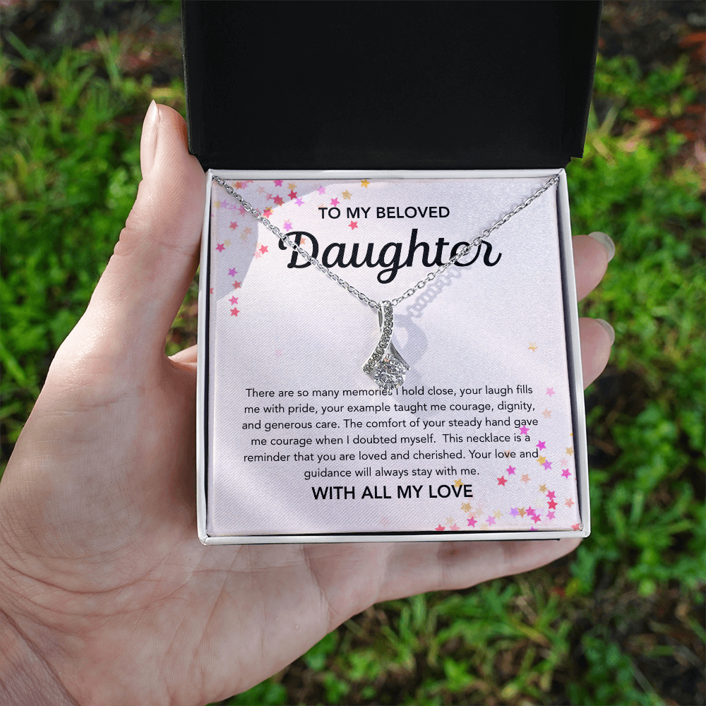 To my Daughter - Alluring Beauty Necklace - Stars