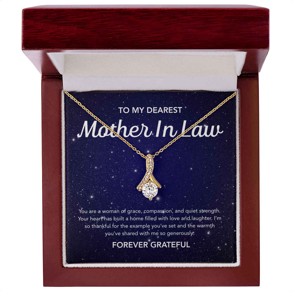 To my Mother in Law - Alluring Beauty Necklace - Night Stars