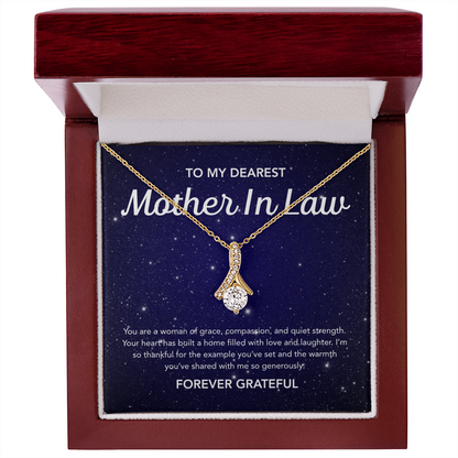 To my Mother in Law - Alluring Beauty Necklace - Night Stars
