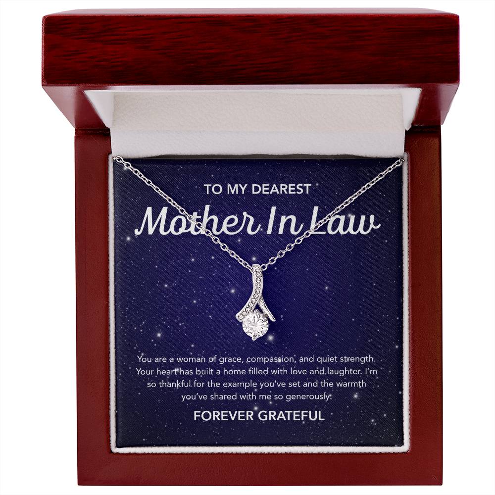 To my Mother in Law - Alluring Beauty Necklace - Night Stars