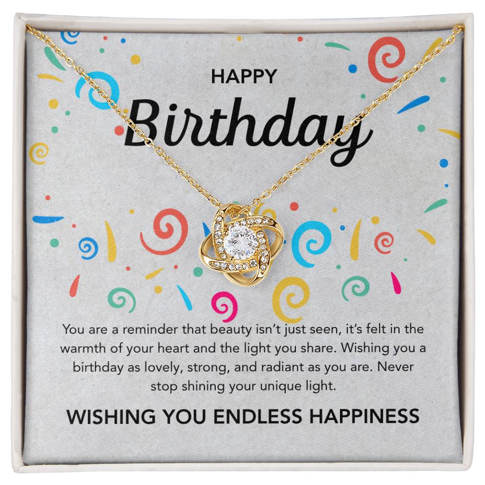 Birthday Gifts - Love Knot Necklace - Ribbons