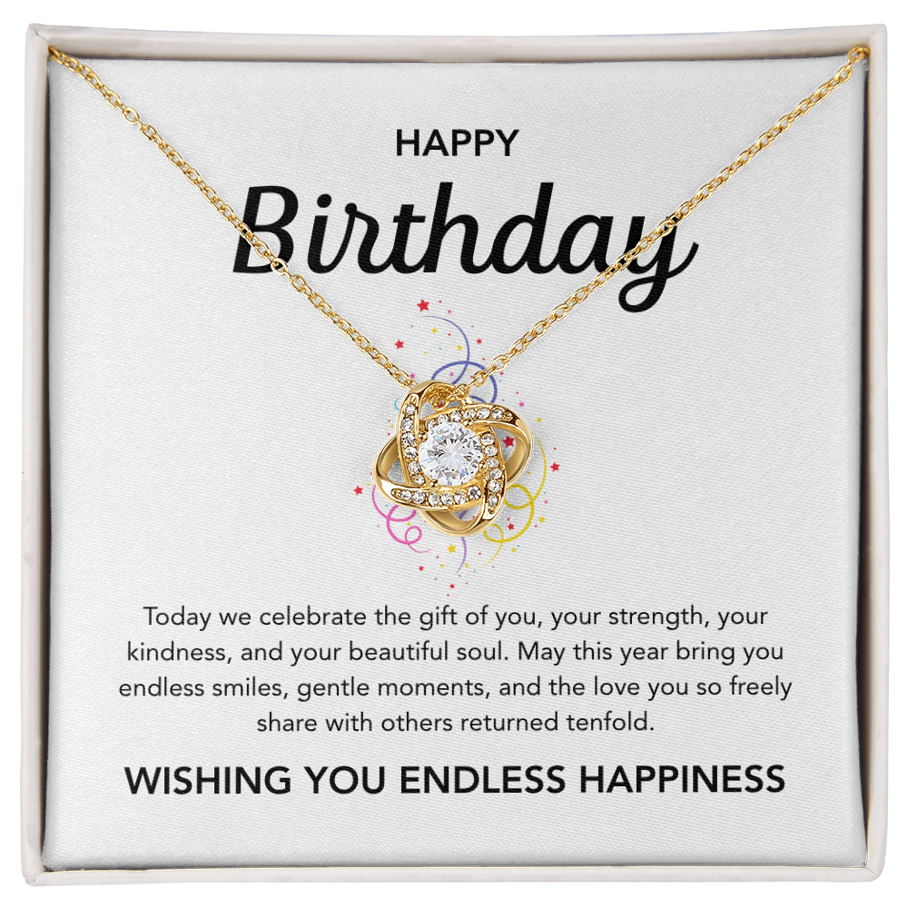 Birthday Gifts - Love Knot Necklace - Ribbons