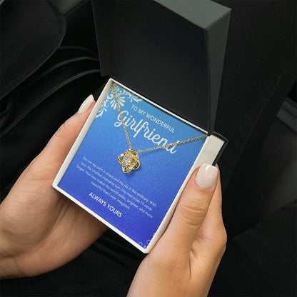 To My Girlfriend - Love Knot Necklace - Flourish