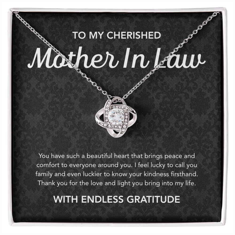 For my Mother in Law - Love Knot Necklace - Damsak