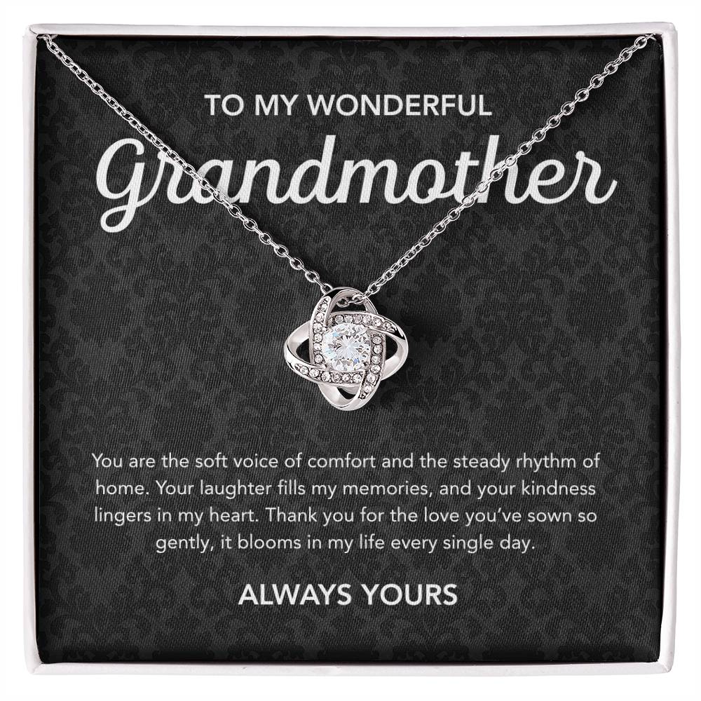 To my Grandmother - Love Knot Necklace - Damsak