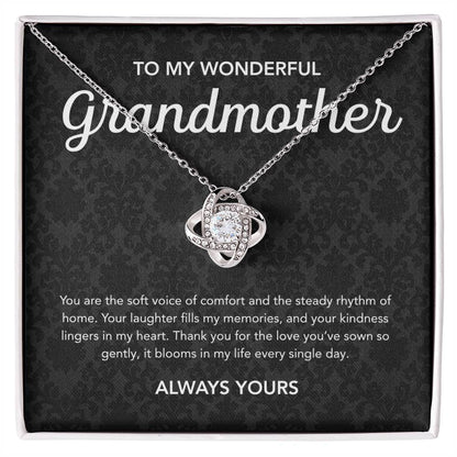 To my Grandmother - Love Knot Necklace - Damsak