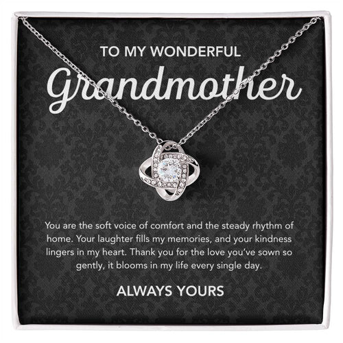 To my Grandmother - Love Knot Necklace - Damsak
