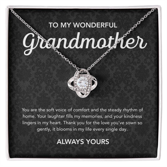 To my Grandmother - Love Knot Necklace - Damsak