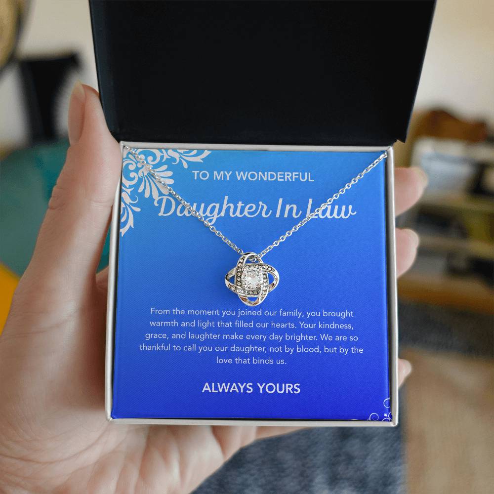 To my Daughter in Law - Love Knot Necklace - Flourish