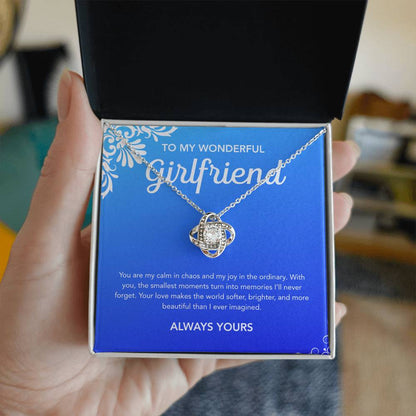 To My Girlfriend - Love Knot Necklace - Flourish