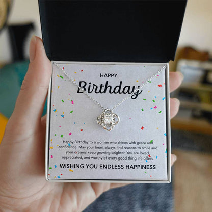 Birthday Gifts - Love Knot Necklace - Ribbons