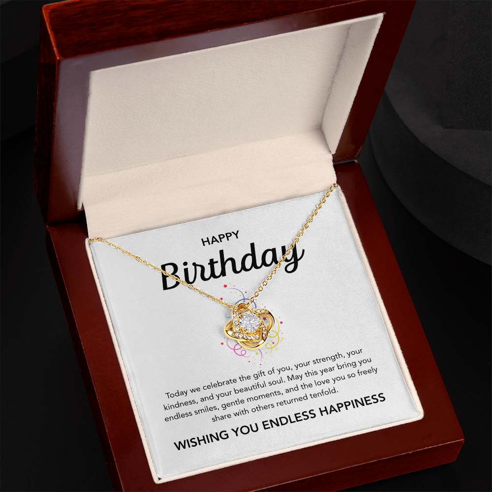 Birthday Gifts - Love Knot Necklace - Ribbons