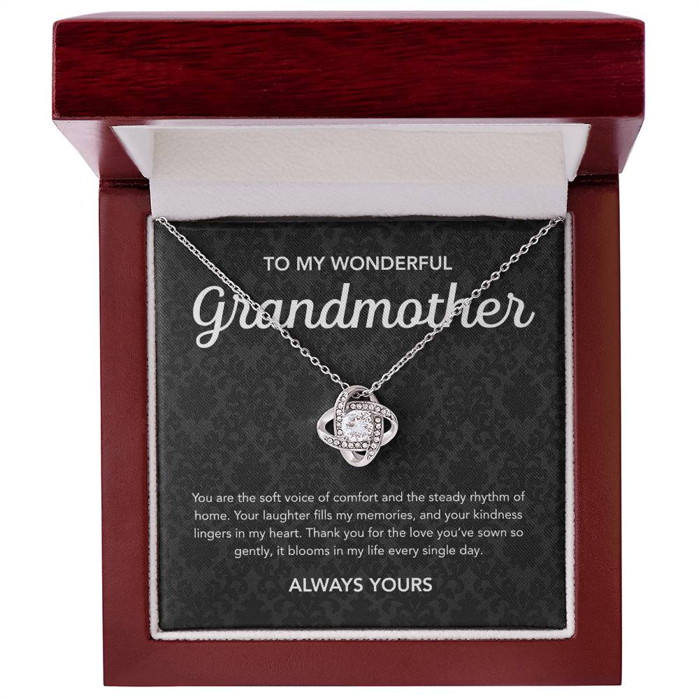 To my Grandmother - Love Knot Necklace - Damsak