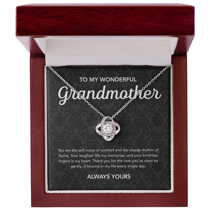 To my Grandmother - Love Knot Necklace - Damsak